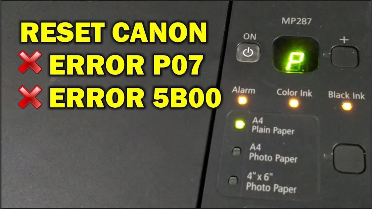 printer error 5b00 canon